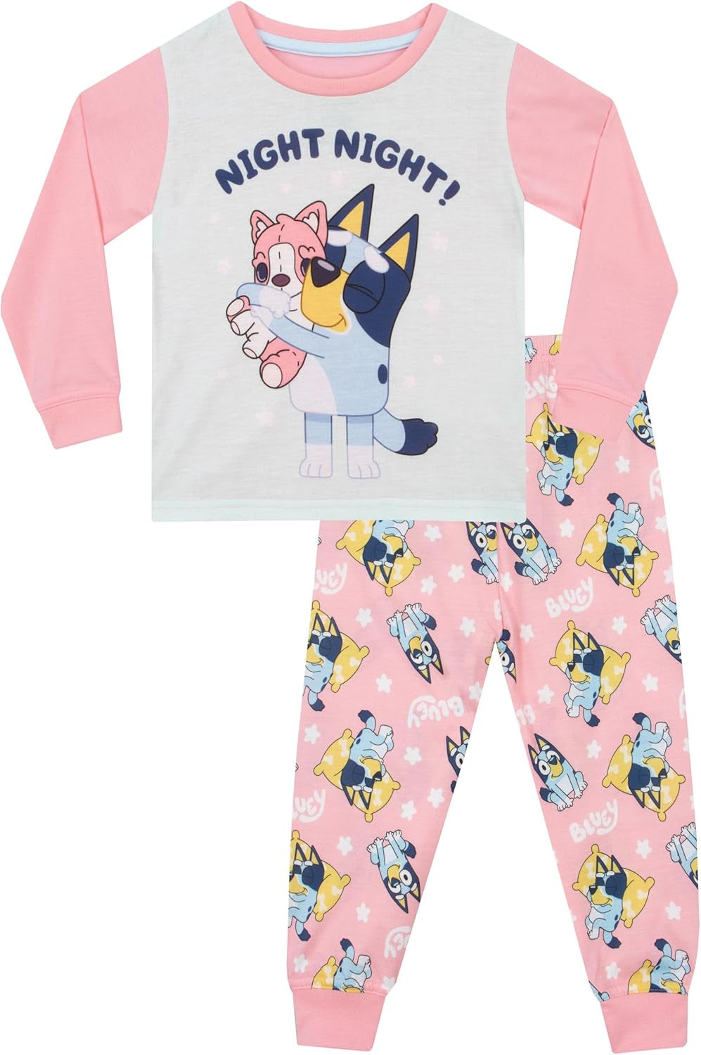Pyjamas | Bingo Girls Pjs | Cotton Girls Pyjamas | Ages 18 Months to 8 Years
