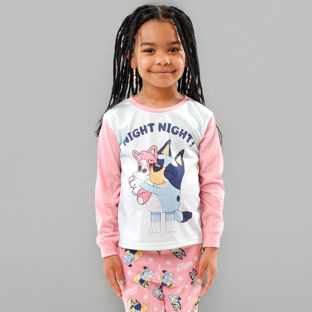 Pyjamas | Bingo Girls Pjs | Cotton Girls Pyjamas | Ages 18 Months to 8 Years