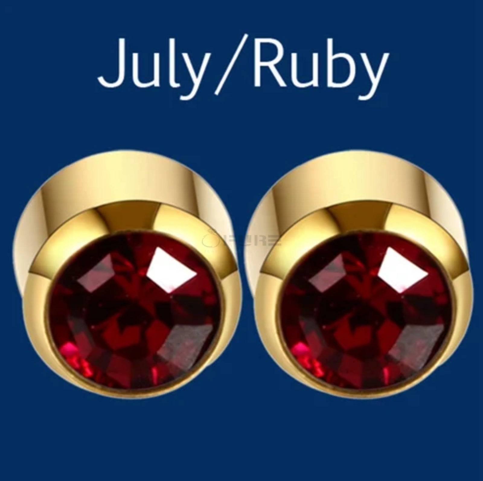 4Mm 18K Gold Plated Surgical Steel Cubic Zirconia round Cartilage Stud Earrings
